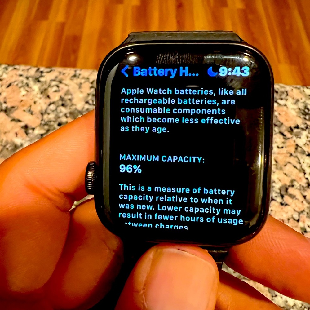 Apple Watch series 5. Titanium black 44mm